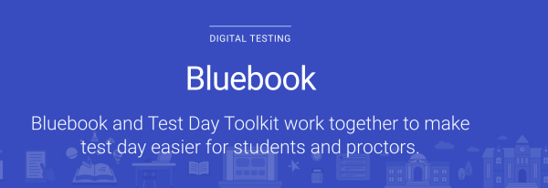 Students test through Bluebook, which is a College Board Test Day Tool Kit app. Students logged in with specific codes and tested at their own pace with scheduled breaks in between.